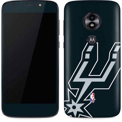 NBA San Antonio Spurs Large Logo Moto E5 Play Skin